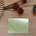 Papeloja Artes e trabalhos manuais Fresh Mint / C6 11.5x16cm 10 unidades Envelope Perolado Majestic C6 11,5x16cm