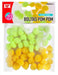 Pompons 10mm MP Amarelo Claro/Escuro - PapelojaMP