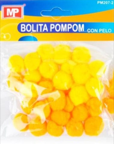 Pompons 20mm MP Amarelo Claro/Escuro - PapelojaMP