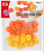 Pompons 20mm MP Laranja Claro/Escuro - PapelojaMP