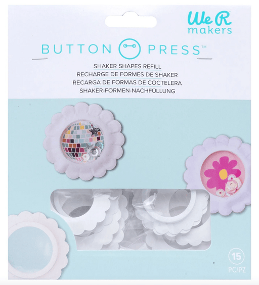 Puffy Stickers Button Press WRMK 30 unidades - PapelojaWe R Memory Keepers