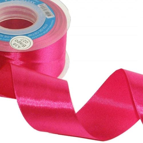 Rolo Fita Cetim Fuscia 15mmx22m - PapelojaIlan