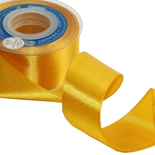 Rolo Fita Cetim Ouro 15mmx22m - PapelojaIlan