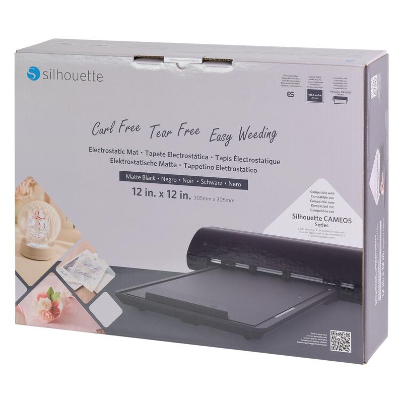 Silhouette Artes e trabalhos manuais Tapete Eletroestático CAMEO 5 12'x12' - Preto Mate