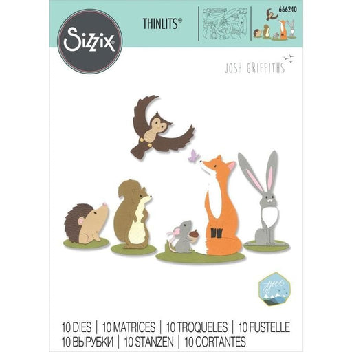 Sizzix Cortante Sizzix Thinlits Forest Animals #1 by Josh