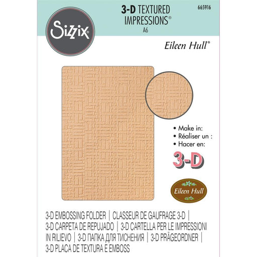 Sizzix Textura Sizzix 3D Textured Impressions by Eileen Hull Woven Leather