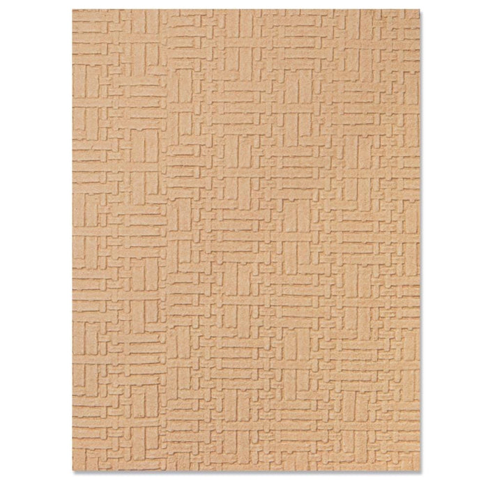 Textura Sizzix 3D Textured Impressions by Eileen Hull Woven Leather - PapelojaSizzix