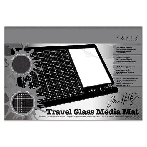 Tonic Artes e trabalhos manuais Tapete Vidro Temperado Tim Holtz Travel Glass Media Mat