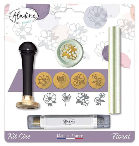 Kit Lacre para Sinete Aladine – Tema Floral