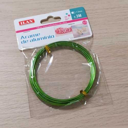 Arame Alumínio Verde 1,5mm 3M