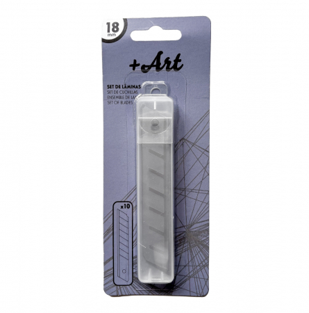 Blister 10 Laminas 18MM +Art