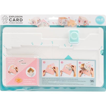 We R Memory Keepers Placa Vincar Explosion Card Board WRMK