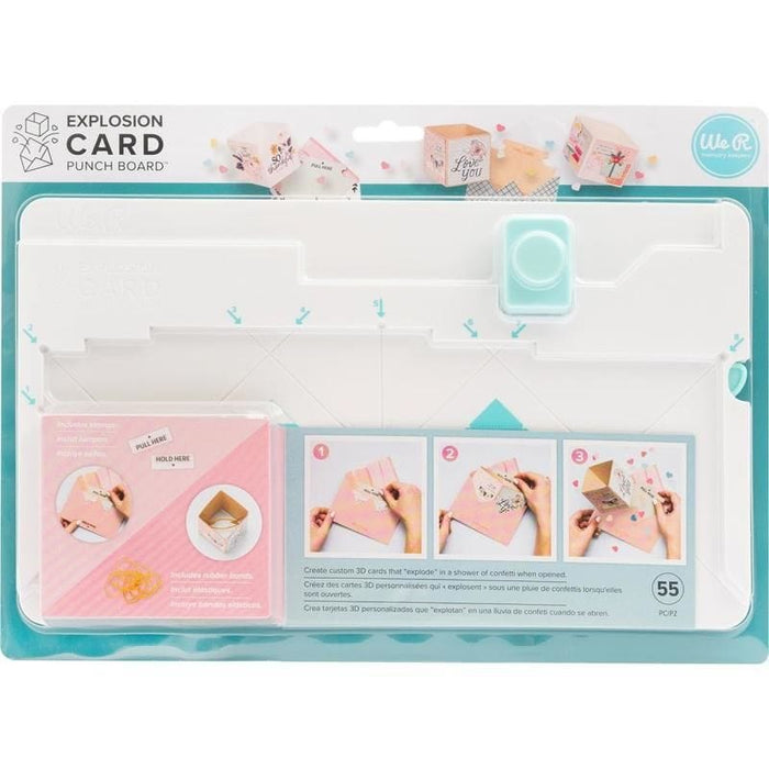 We R Memory Keepers Placa Vincar Explosion Card Board WRMK